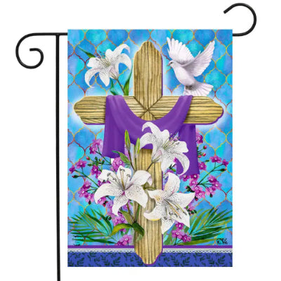 Easter Lily Garden Flag